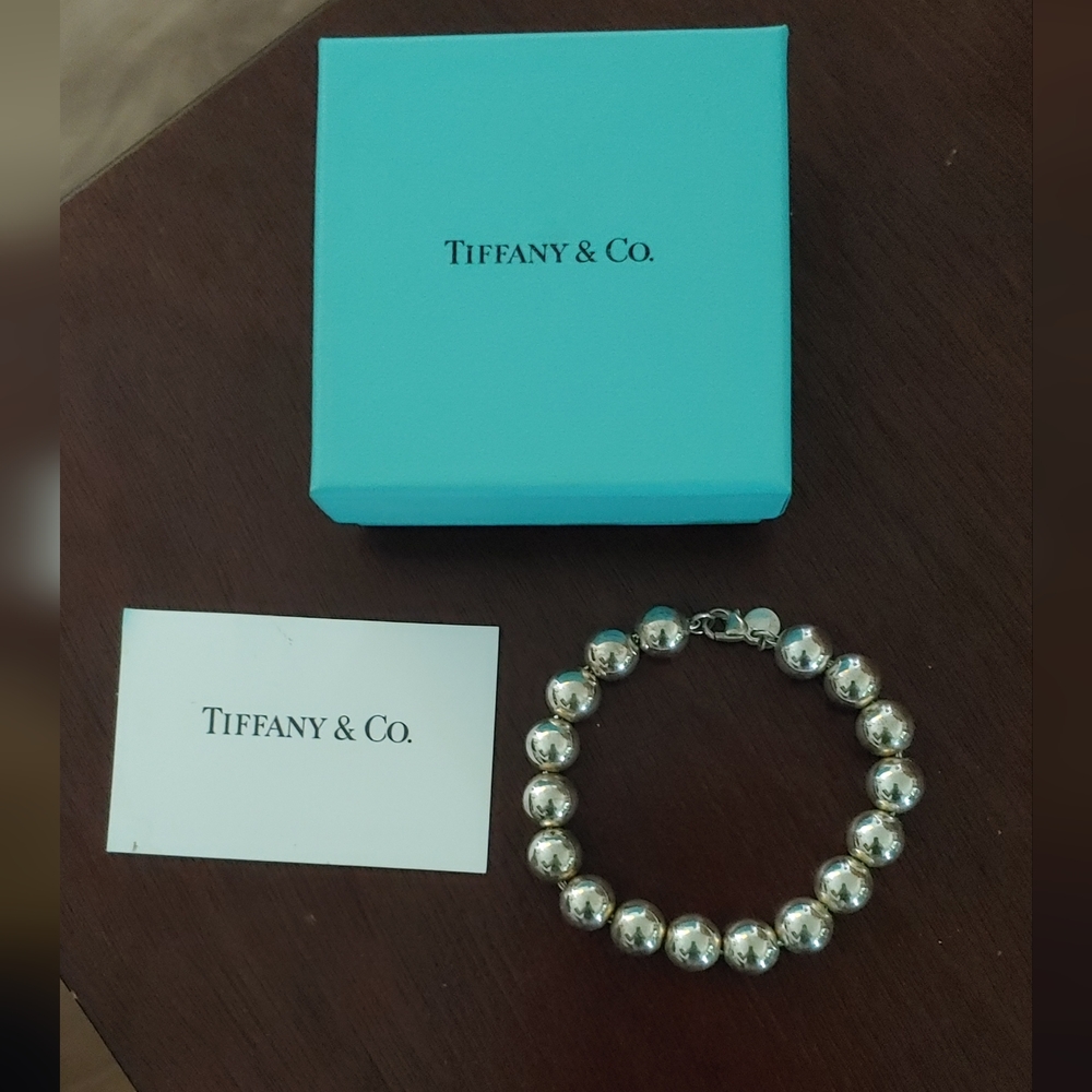Tiffany & Co. 10 mm Sterling Silver Ball Bracelet